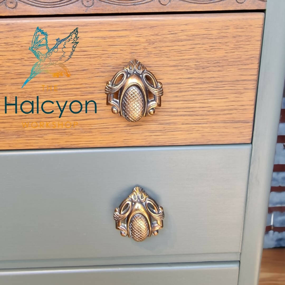 **SOLD*** Vintage Harris Lebus chest of 4 Drawers