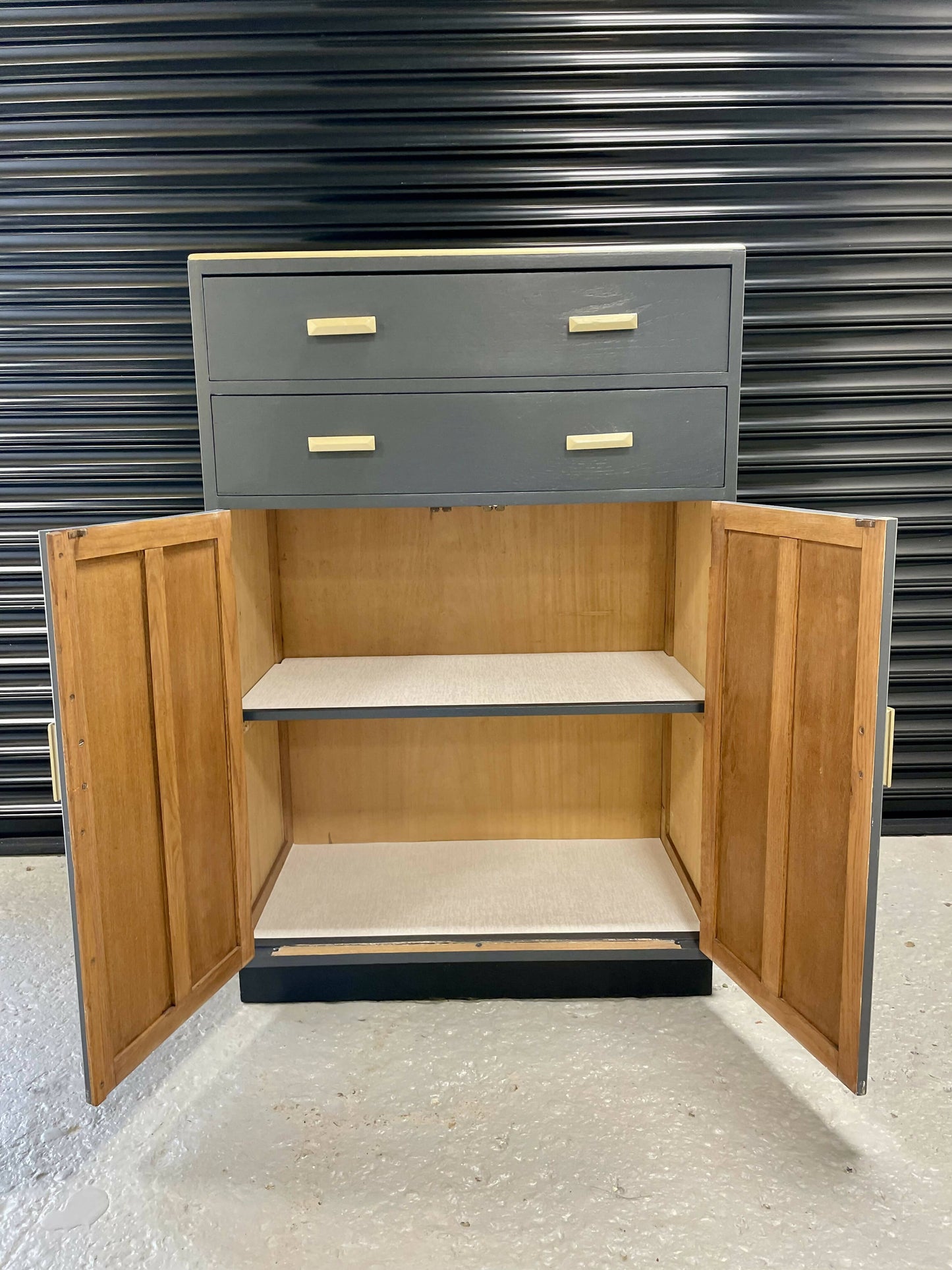 Two Door Vintage Linen Cupboard