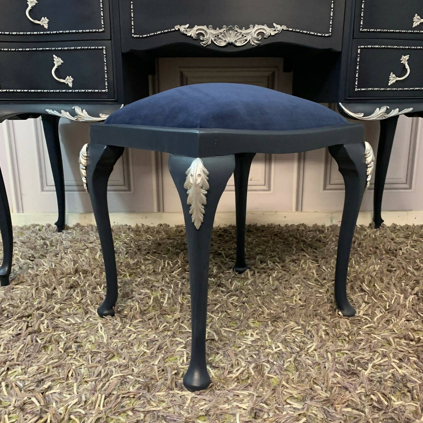 Vintage Carved Dressing Table