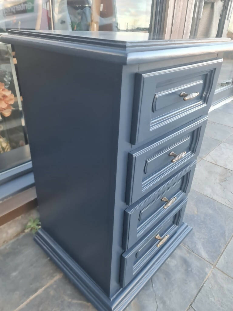French Vintage Bedside Chest of Drawers