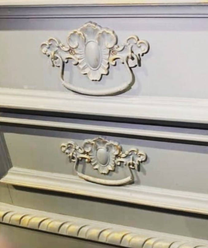 Gustavian French vintage armoire Louis style display cabinet - similar items available
