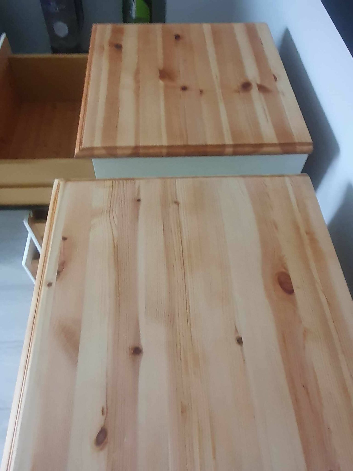 PAIR BEAUTIFUL WOOD DRAWERS IN ELEGANT SIMPLICITY RANGE