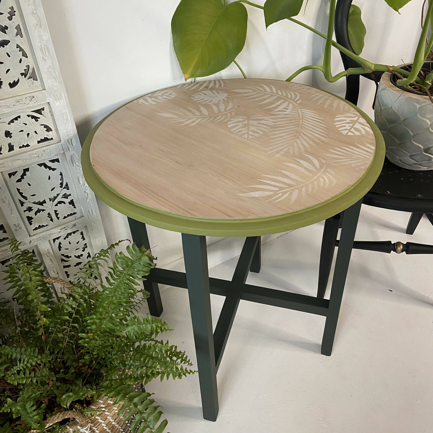 Mid Century Green Vintage Coffee Table