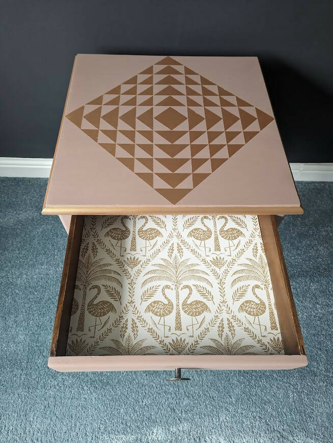 Vintage side coffee table.