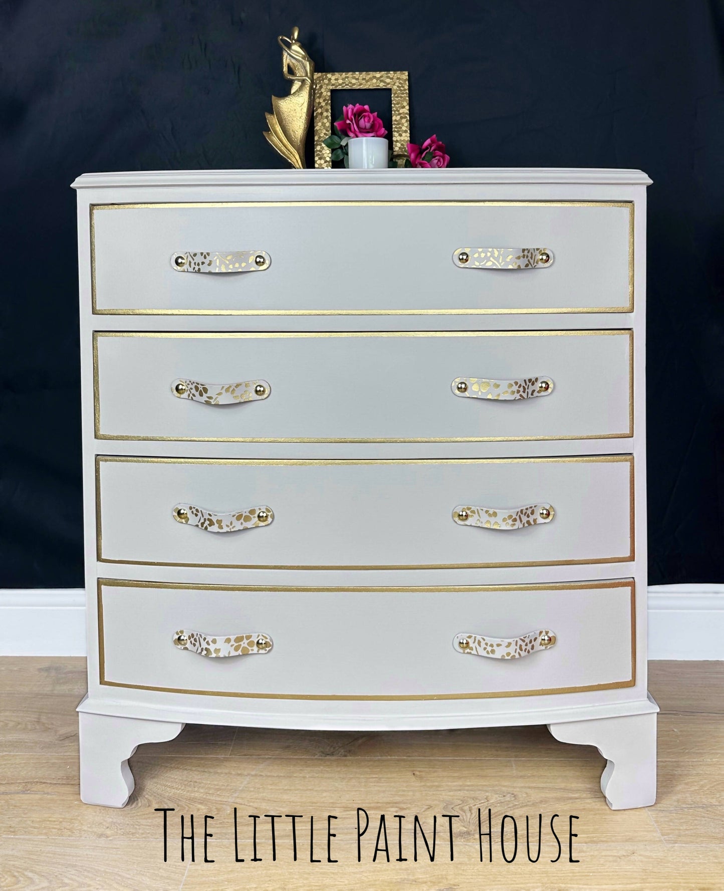 Georgian Grey Vintage Chest of Drawers