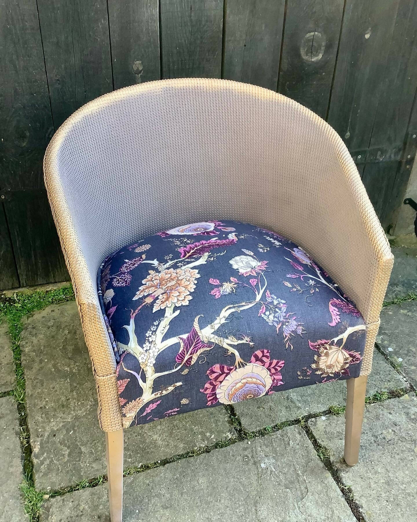 Lloyd Loom 1950s Boudoir / Cocktail Chair