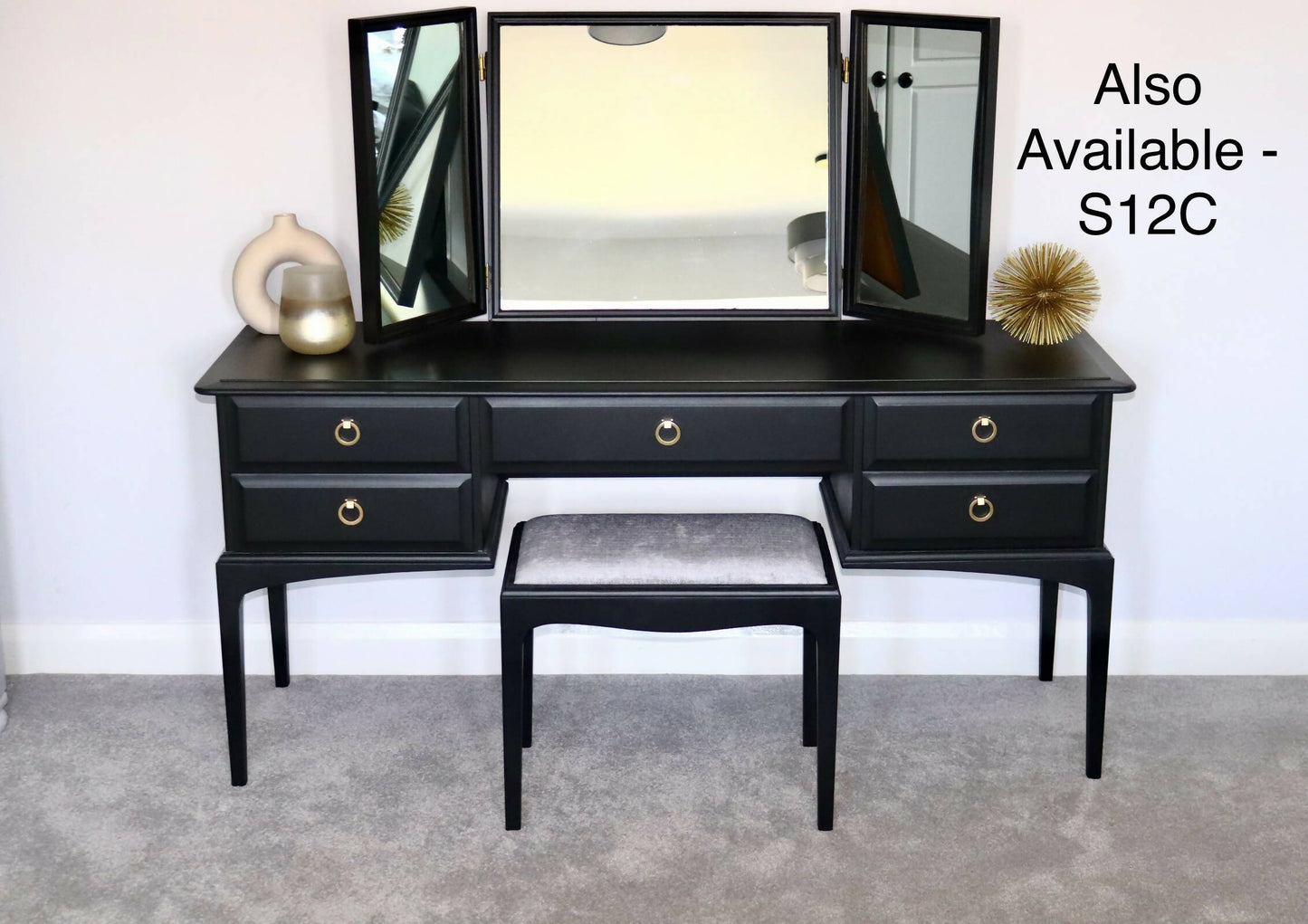 Pair of Stag Minstrel 4 Drawer Bedside Tables Bedside Cabinets
