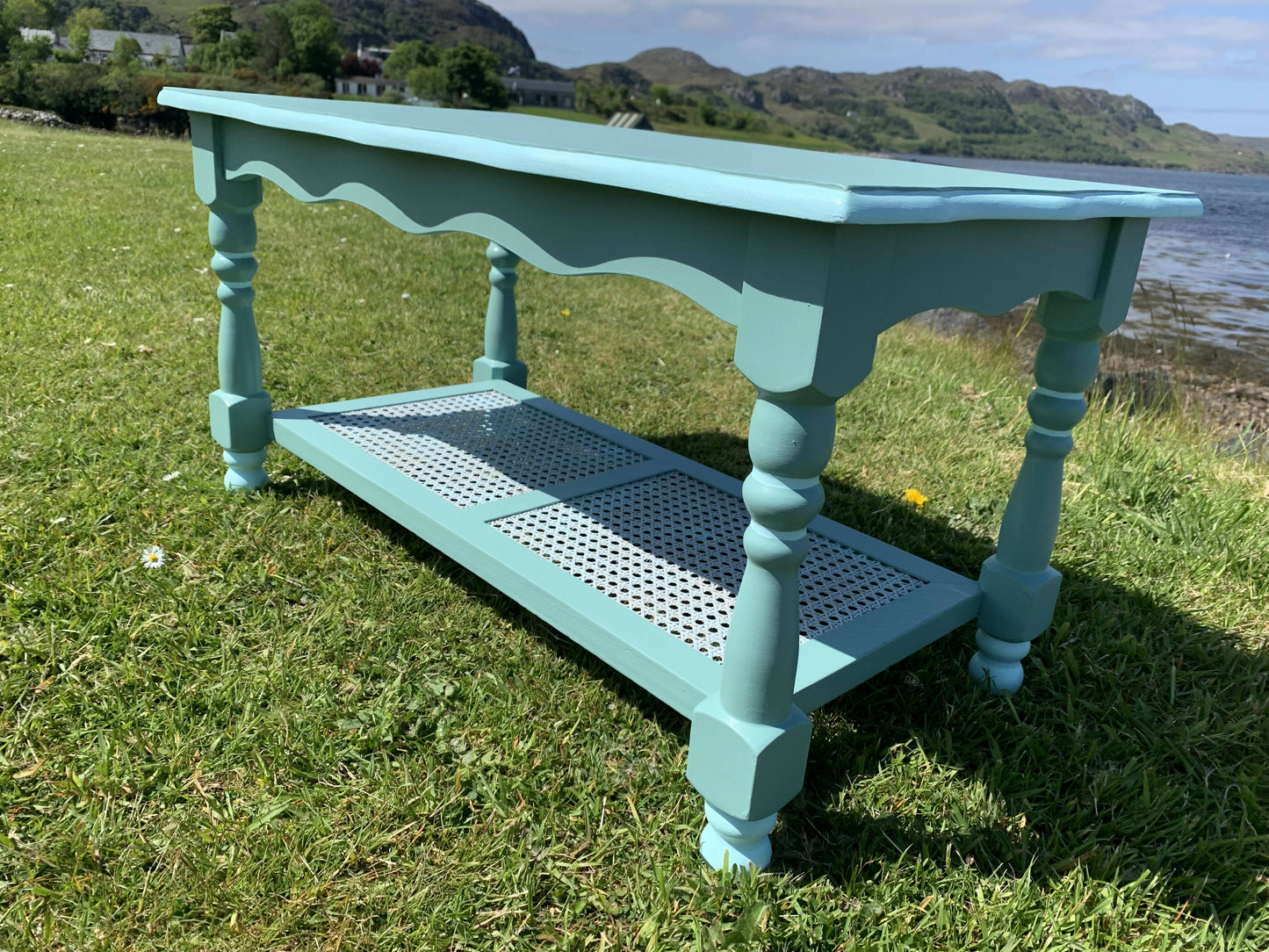 Blue Coastal Coffee Table