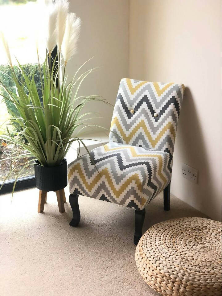 Chevron deals accent chair