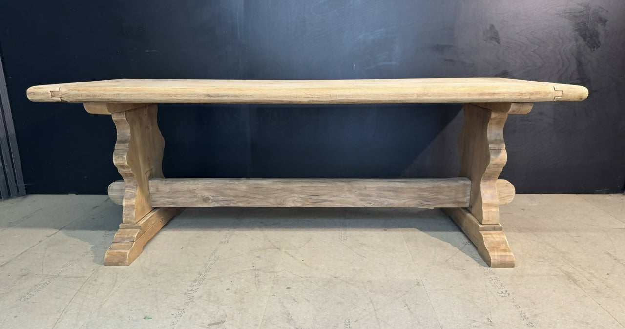 Quality Oak Farmhouse Dining Table