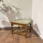 19th Century Oak Occasional Table With Tapestry Top Under Glass
