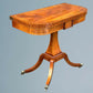 Good Quality Figured Mahogany Turn Over Top Games / Card Table