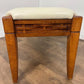 Contemporary Mahogany Framed Duet Piano Stool