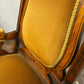 Pair of Edwardian Walnut “His & Hers” Armchairs