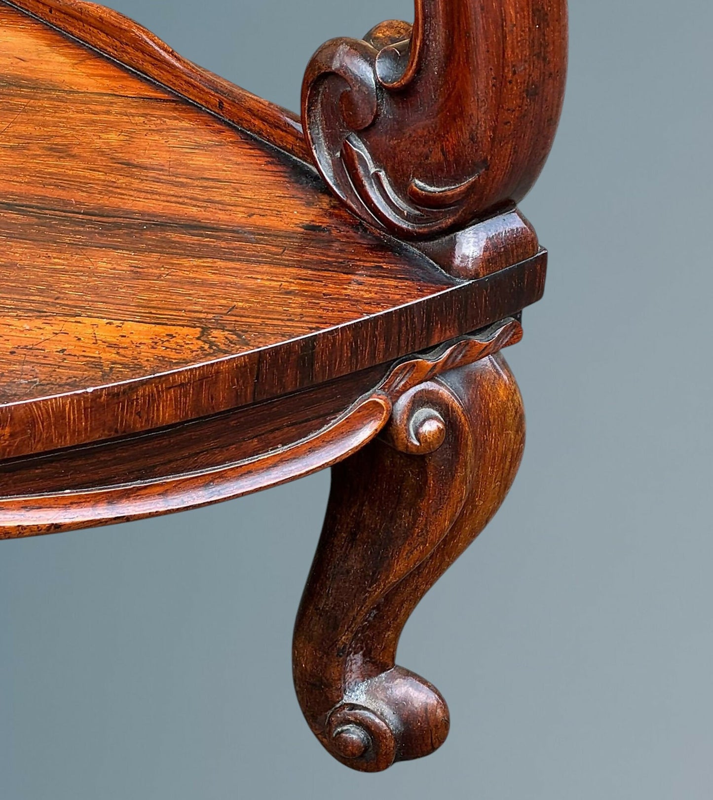 Victorian Rosewood Corner Whatnot