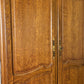 Wardrobe Vintage French Louis XVI Style Oak Two Door Carved Armoire LOT 6493