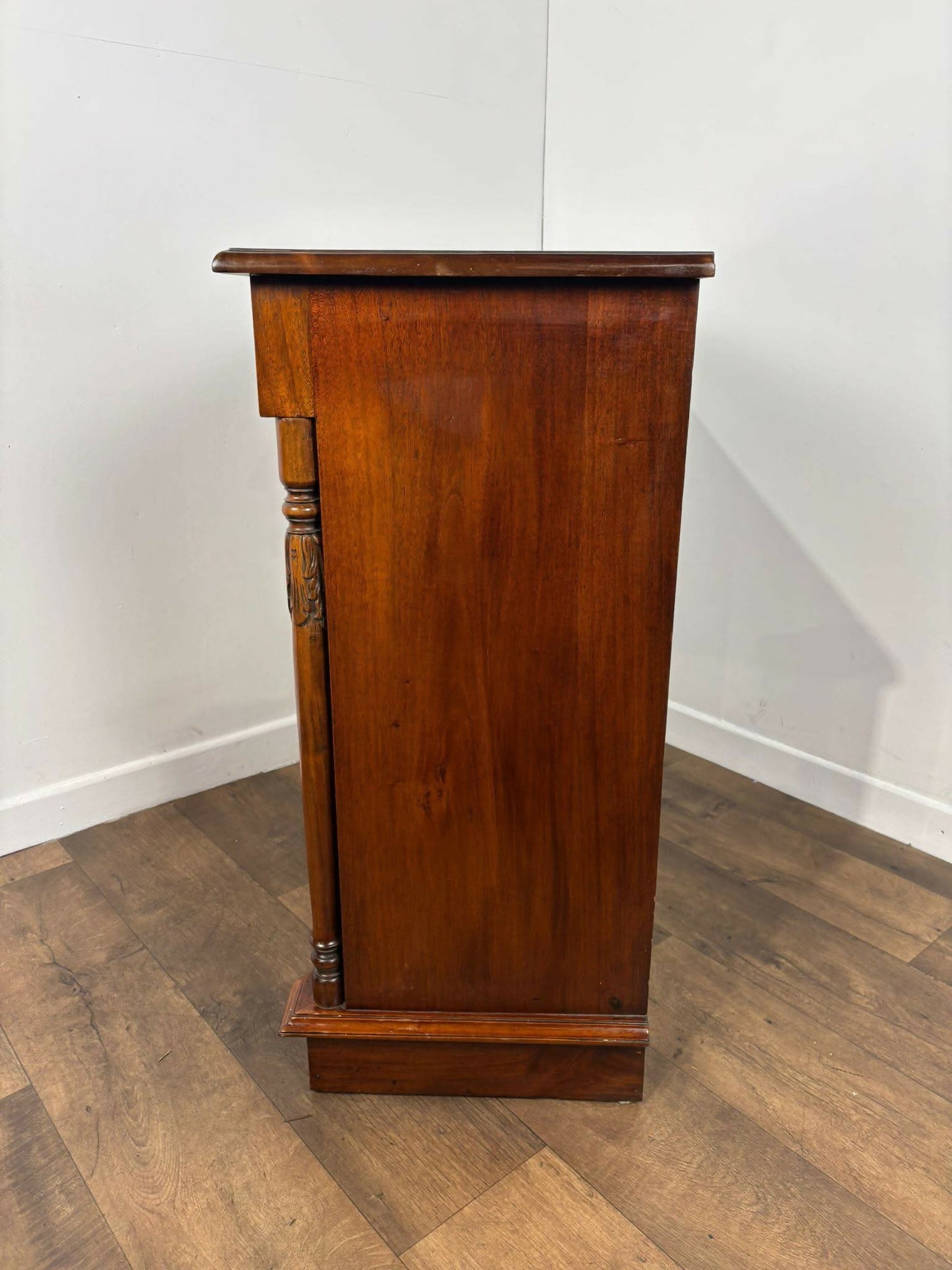 Reproduction Victorian Style Mahogany Chest of Nine Drawers