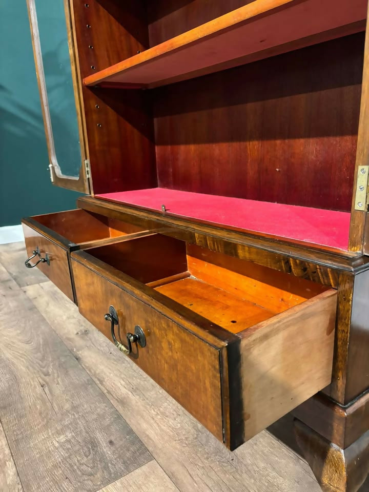 1930's Walnut Display Cabinet4