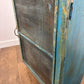 Rustic Indian Reclaimed Wood Blue Distressed Cabinet