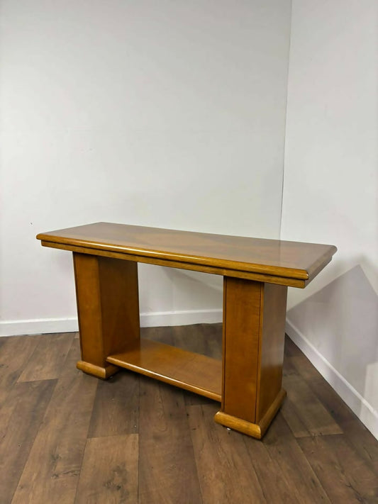 Art Deco Style Twin Pedestal Console Table