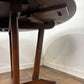 Vintage Round Oak Drop Leaf Dining Table
