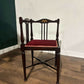 Edwardian Inlaid Mahogany Corner Chair5