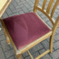 1930’s Extending Vintage Light Oak Draw Leaf Table & 4 Chairs