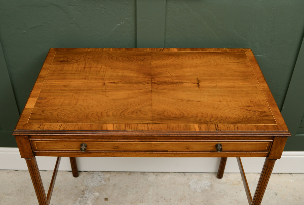 Small Mahogany Writing Desk / Hall Console Table
