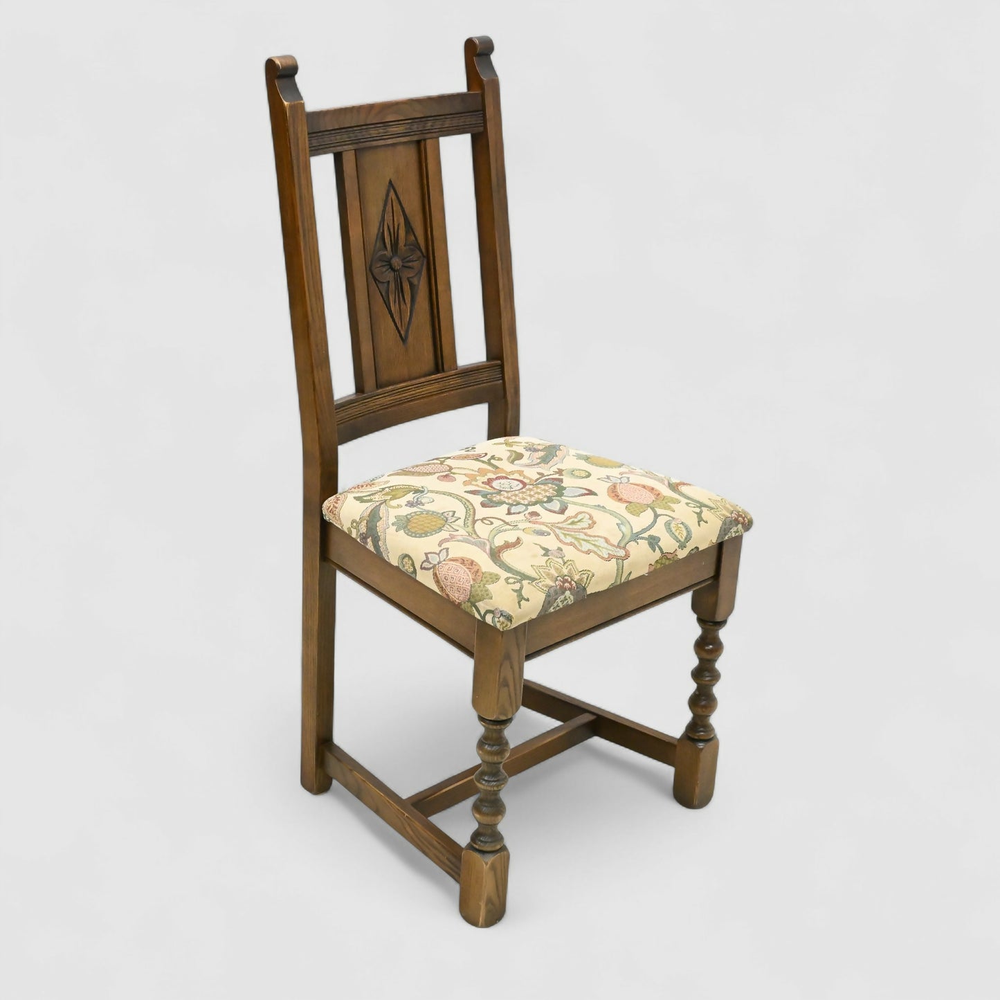 Old Charm Dining Chairs 3 Yorke Range Light Oak Model 2148 FREE UK Delivery*. SBR10945/1609E