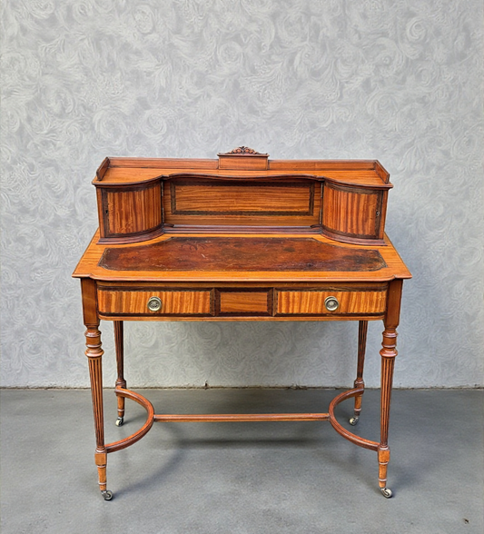 Edwardian Satinwood Desk / Writing Table