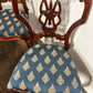 Set of Six Reproduction French Style Mahogany Dining Chairs