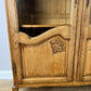 Bookcase Vintage French Louis XVI Oak Display Cabinet Carved Sideboard LOT 6346