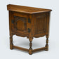 Old Charm Canted Table Hall Table Cupboard Light Oak Finish FREE UK Delivery