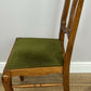Dining Chairs Vintage French Louis Style Oak Set of 4 Upholstered Seats LOT 6347