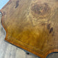 Edwardian Inlaid Walnut Occasional Window Table on Castors