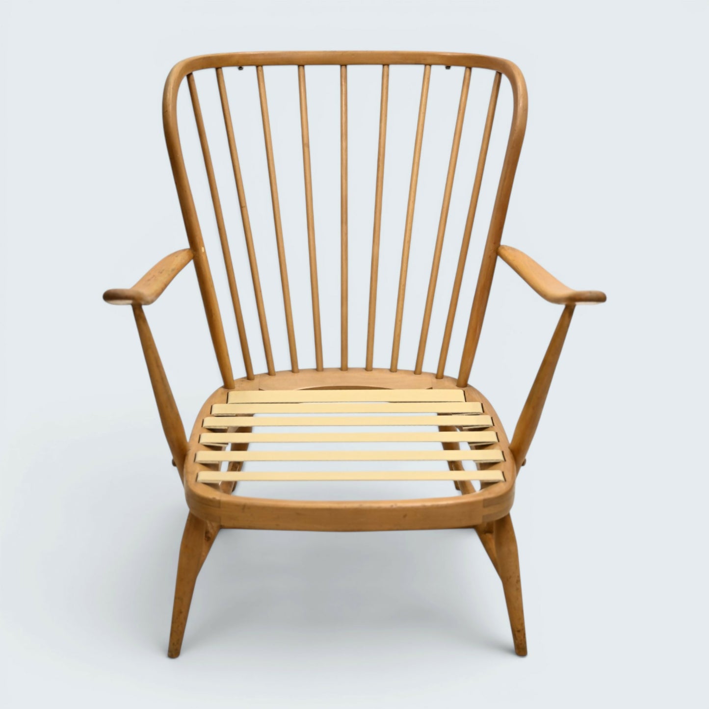Ercol Evergreen Easy Chair Armchair Light Finish Frame Only FREE UK* Delivery