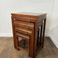 Reproduction Oriental Style Hardwood Nest Of Four Tables