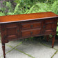 A WOOD BROTHERS OLD CHARM TUDOR BROWN CARVED OAK SIDEBOARD / DRESSER BASE / HALL TABLE