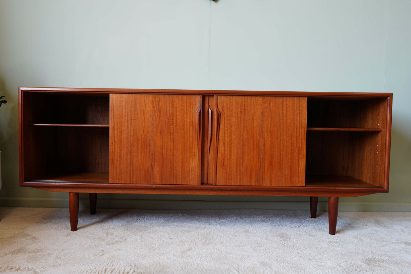 Axel Christiansen For Aco Møbler Teak Retro Sideboard – Denmark, C. 1960s