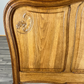 Bed Antique French Style Oak Double Bed Frame Carved Headboard LOT 3711