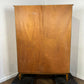 Mid Century Walnut Triple Wardrobe by Alfred Cox for Heals