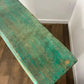 Reclaimed Indian Wood Rustic Green Distressed Cupboard