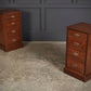 Pair Of Late Victorian Walnut Vintage Bedside Night Stands