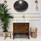 Traditional Vintage Wooden Bathroom Vanity Unit - George II