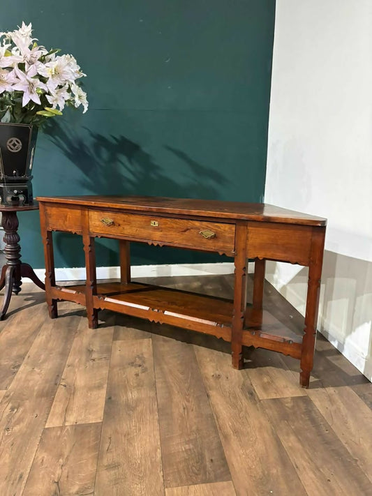 Arts & Crafts Two Tier Console Tableb