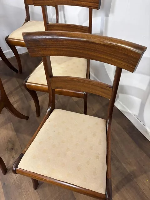Set of Six Victorian Mahogany Dining Chairs