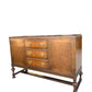 Art Deco period Georgian revival Walnut sideboard cabinet