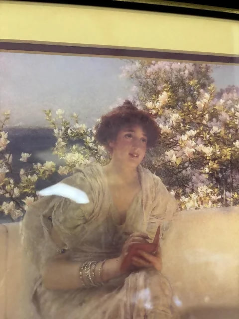 Framed Classical Lady Portrait – After Sir Lawrence Alma-Tadema