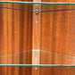 Charles Barr Figured Mahogany Corner Cabinet / Corner Cupboard
