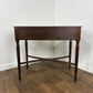 Reproduction Badged 'Strongbow' Two Drawer Side Table with Writing Slide